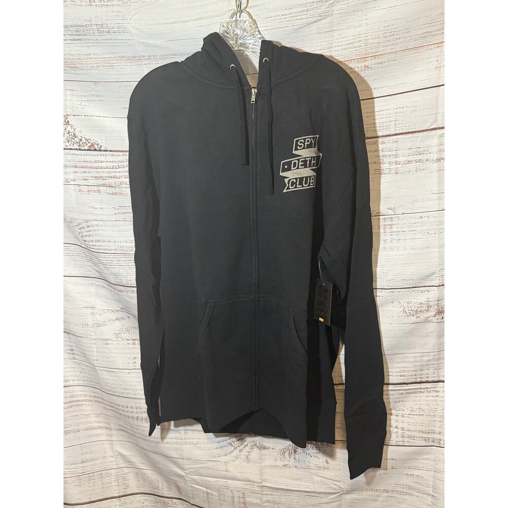 SPY Optic Death Club Zip Hoodie Black XL NWT